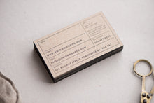 Porchlight Press Union Wood Letterpress Business Card