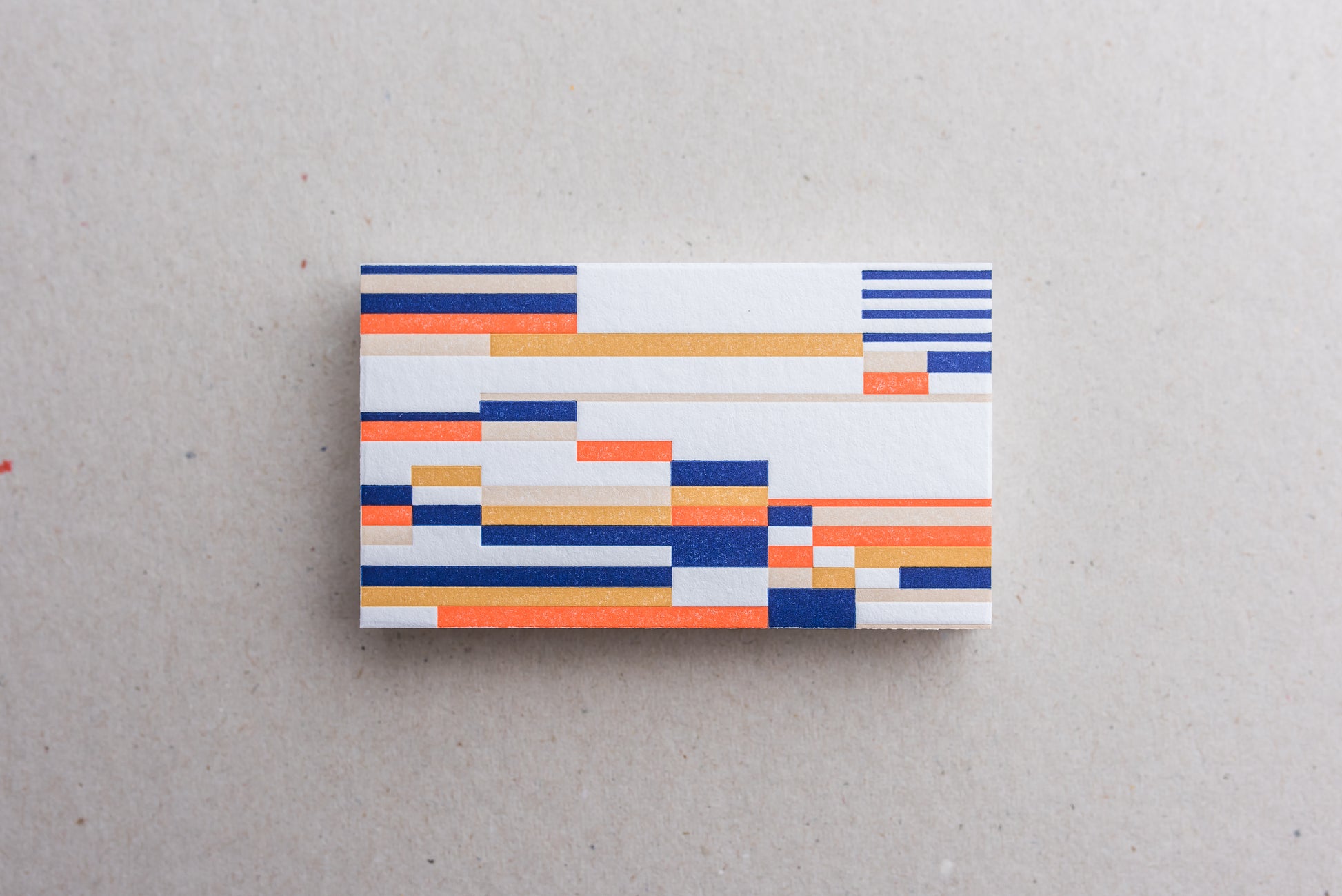 Porchlight Press Michelle Addison Letterpress Business Card