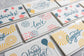 Mini Note: Calligraphy (Set of 12)