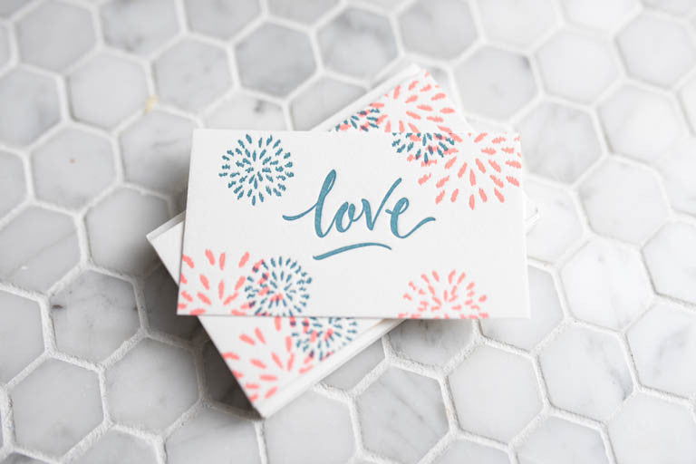 Mini Note: Calligraphy (Set of 12)