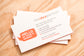 Porchlight Press The Idea Partner Letterpress Business Card