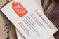 Porchlight Press The Idea Partner Letterpress Business Card