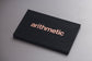 Porchlight Press Arithemtic Letterpress Business Card