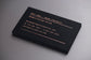 Porchlight Press Arithemtic Letterpress Business Card