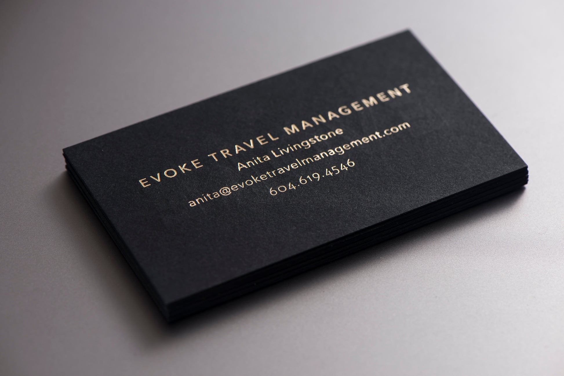 Porchlight Press Evoke Letterpress Business Card