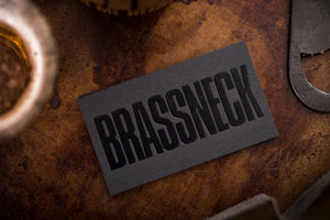 Porchlight Press Brassneck Letterpress Business Card