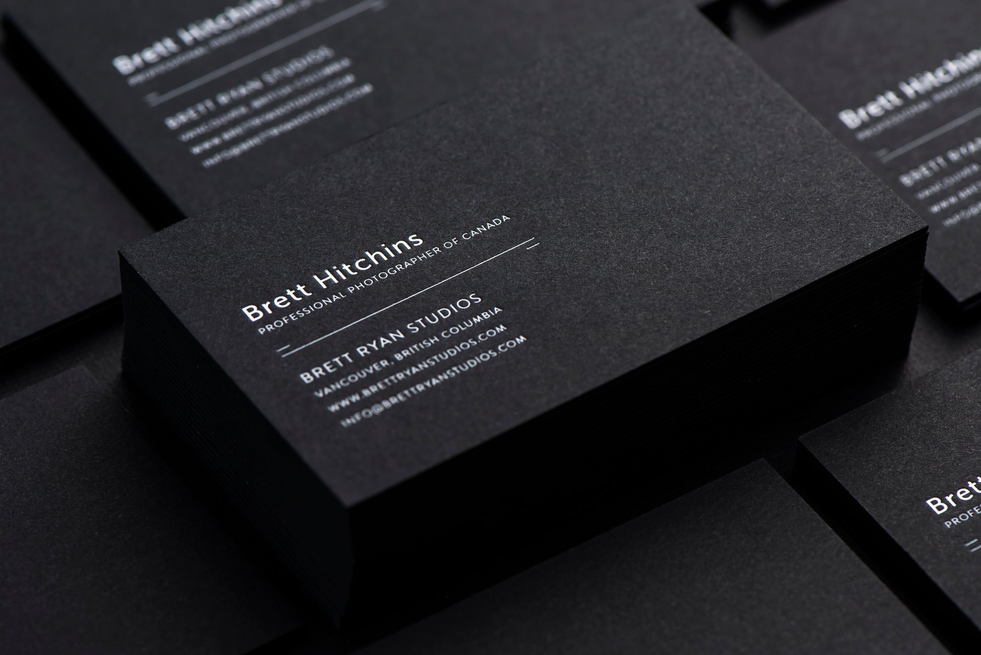 Porchlight Press Brett Ryan Studios Letterpress Business Card