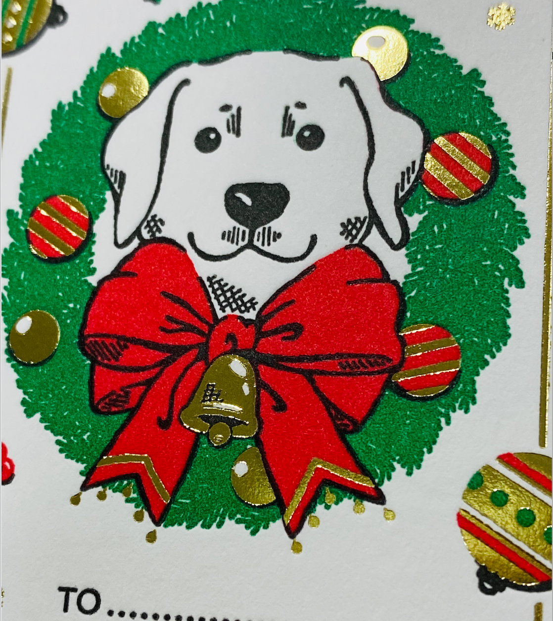 Gift Tag: Holiday Dogs Hang Tag (Set of 8)