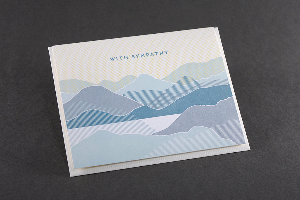 Card: With Sympathy Coastal