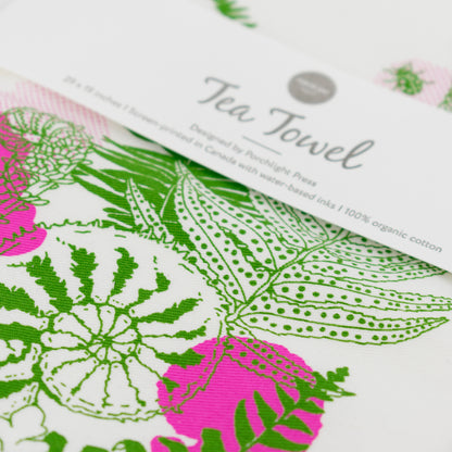 Tea Towel: Fiddlehead Fern Tea Towel - Foraging Series