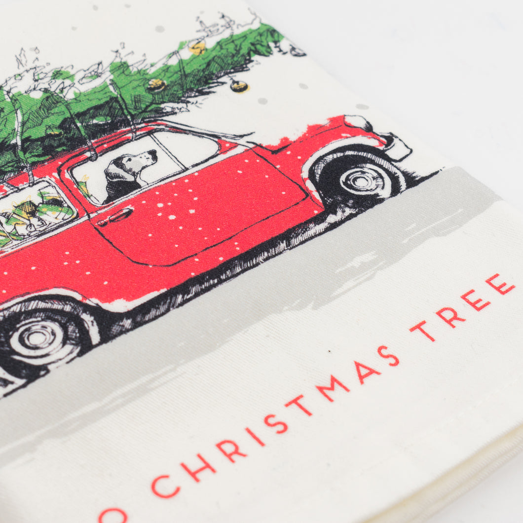 Tea Towel: Holiday_O Christmas Tree