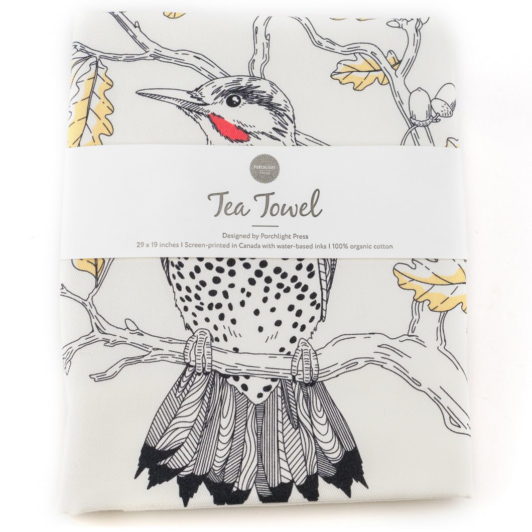 Tea Towel: Birds_Flicker