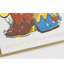 Card: Wedding Cowboy Boots